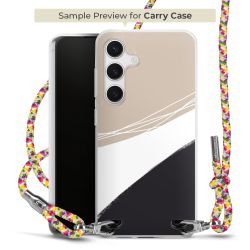 Carry Case Transparent Fabric colourful