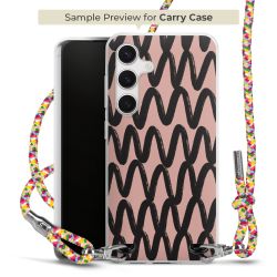 New Carry Case Transparent Stoff colourful/silber