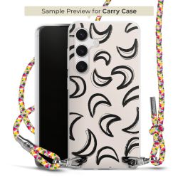 New Carry Case Transparent Stoff colourful/silber