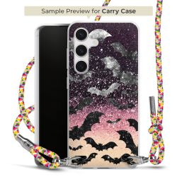 Carry Case Transparent Fabric colourful