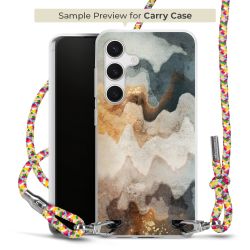 Carry Case Transparent Fabric colourful