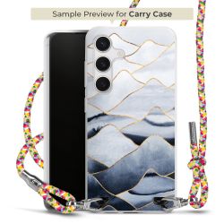 New Carry Case Transparent Stoff colourful/silber