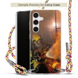 Carry Case Transparent Fabric colourful