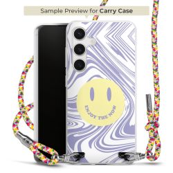 Carry Case Transparent Fabric colourful