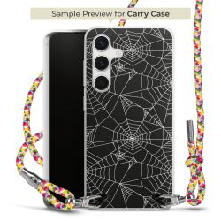 New Carry Case Transparent Stoff colourful/silber