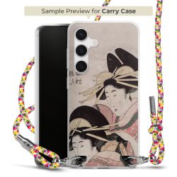 New Carry Case Transparent Stoff colourful/silber