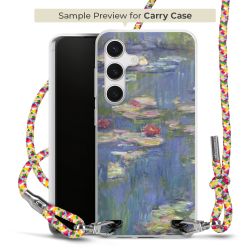 New Carry Case Transparent Stoff colourful/silber