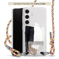 Carry Case Transparent Fabric colourful