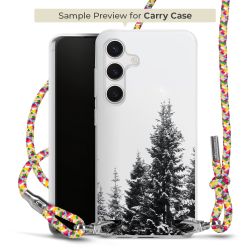 Carry Case Transparent Fabric colourful