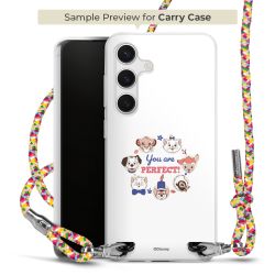 Carry Case Transparent Fabric colourful