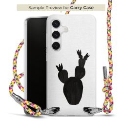 New Carry Case Transparent Stoff colourful/silber