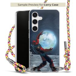 New Carry Case Transparent Stoff colourful/silber