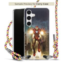 New Carry Case Transparent Stoff colourful/silber