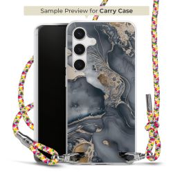 New Carry Case Transparent Stoff colourful/silber