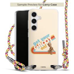 New Carry Case Transparent Stoff colourful/silber