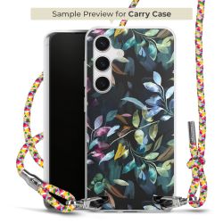 Carry Case Transparent Fabric colourful