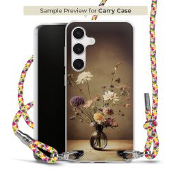 New Carry Case Transparent Stoff colourful/silber