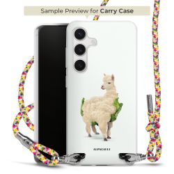 New Carry Case Transparent Stoff colourful/silber