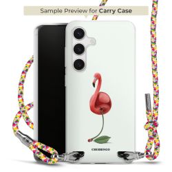 Carry Case Transparent Fabric colourful