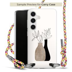 New Carry Case Transparent Stoff colourful/silber