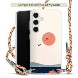 Carry Case Transparent Fabric colourful