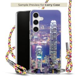 Carry Case Transparent Fabric colourful