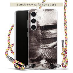 Carry Case Transparent Fabric colourful