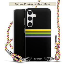 Carry Case Transparent Fabric colourful