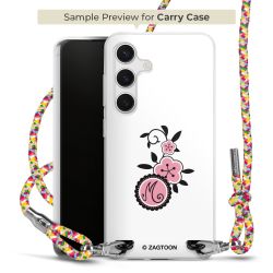 Carry Case Transparent Fabric colourful