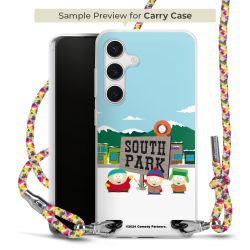 New Carry Case Transparent Stoff colourful/silber