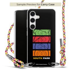 New Carry Case Transparent Stoff colourful/silber