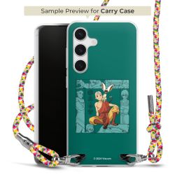 Carry Case Transparent Fabric colourful