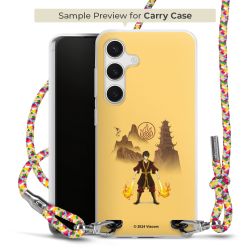 Carry Case Transparent Fabric colourful