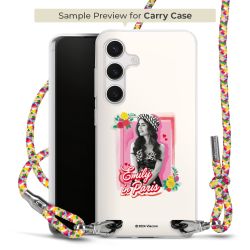 New Carry Case Transparent Stoff colourful/silber