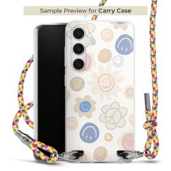 Carry Case Transparent Fabric colourful