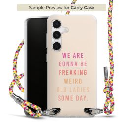 Carry Case Transparent Fabric colourful