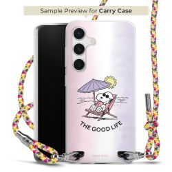 New Carry Case Transparent Stoff colourful/silber