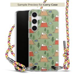 Carry Case Transparent Fabric colourful