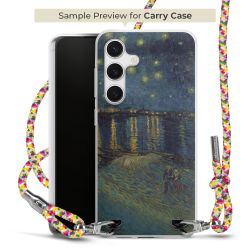 New Carry Case Transparent Stoff colourful/silber