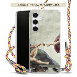 Carry Case Transparent Fabric colourful