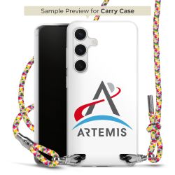 New Carry Case Transparent Stoff colourful/silber