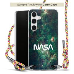 New Carry Case Transparent Stoff colourful/silber