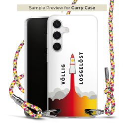 Carry Case Transparent Fabric colourful