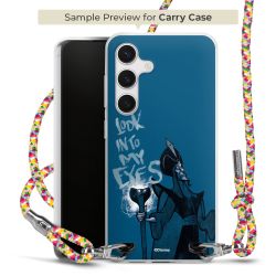 Carry Case Transparent Fabric colourful