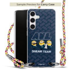 New Carry Case Transparent Stoff colourful/silber