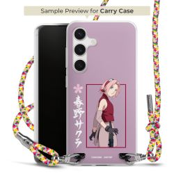 Carry Case Transparent Fabric colourful