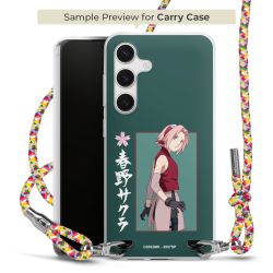 Carry Case Transparent Fabric colourful