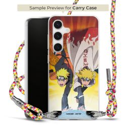 New Carry Case Transparent Stoff colourful/silber