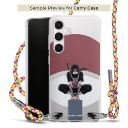 New Carry Case Transparent Stoff colourful/silber