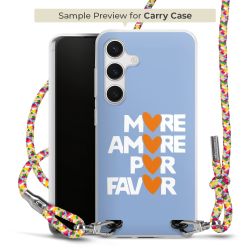 Carry Case Transparent Fabric colourful